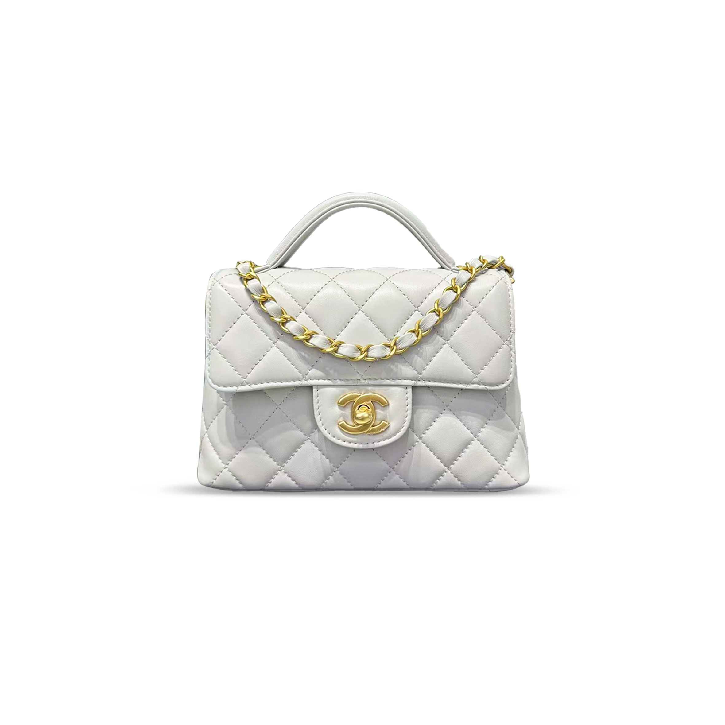 CHANEL KELLY BAG WITH TOP HANDLE AS5355 (22*11.5*6cm)